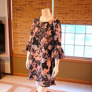 Blossom multi pattern dress. Medium size by Nina Leonard.